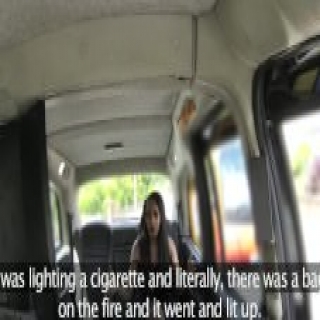 FakeTaxi Brunette sucks fucks and takes it in the ass