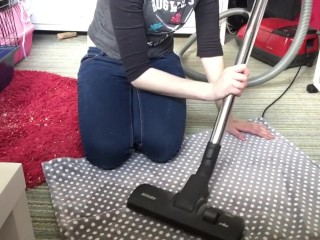 Vacuuming and Sweeping room