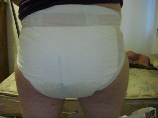 Wetting and Messing My Diaper In The Morning Than Spanking Myself