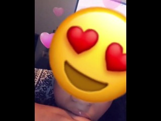 DeepThroating Dick With No Gag Reflects