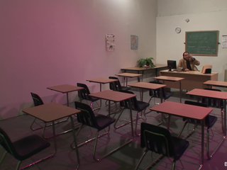 Bad girl Dahlia bangs her teacher at school
