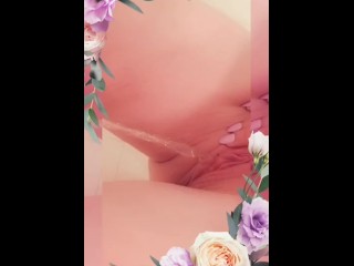 Naughty girl goes pee pee