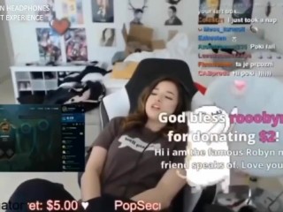 Pokimane jerking you off and moaning