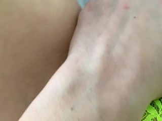 Watching Porn and Cumming in my Panties POV