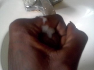 my playing with my long dick