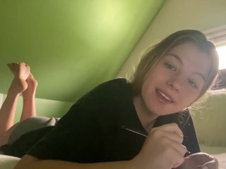 My Girlfriend Caught Me Looking To Her Soles While She Was Doing Her Homework