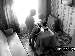 A man punished a young maid with sex