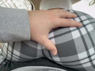 Grinding on Stepbrother till Making Him Cum