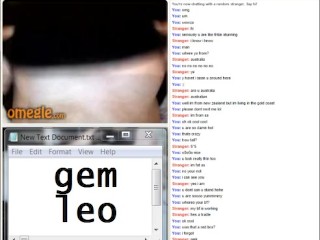 Bored Girl From Omegle Teases Before BF Arrives