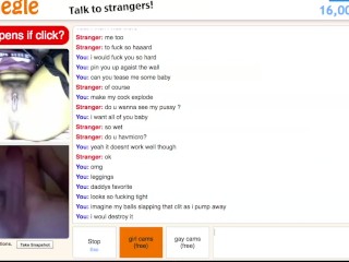 Omegle Teen Slut Gets Horny At The Sight Of Dick
