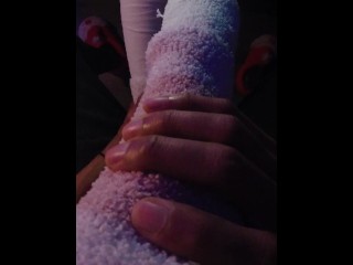 BACK FOR ANOTHER MILKING WITH FUZZY SOCKS, HE CAME ALL OVER MY TOES – Ava Brooke