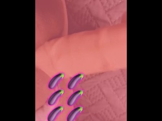 Fucking my little pussy on Snapchat