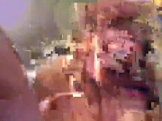 Catie fucking with brush squirt pee