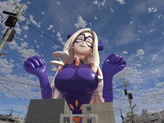 Mt Lady Giantess Growth and BE [Giantess growth and Breast Expansion]