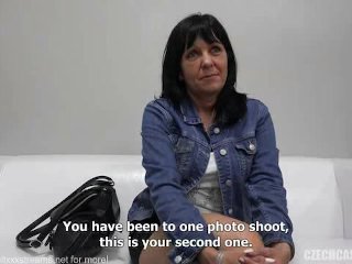 Czech Amateur Simona Fucks on Casting