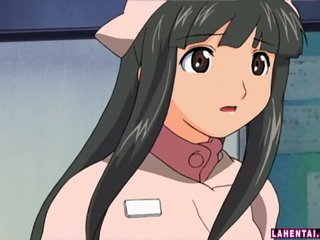 Hentai nurse sucks and gets fucked