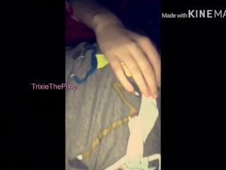 hot pink thong twerking and fingering tease teen