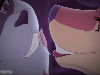 UN VOLEUR EJACULE DANS UN FURRY HENTAI