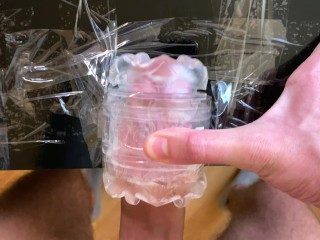 Amateur Guy Moaning While Fucking Fleshlights – Huge Cum Load 4K