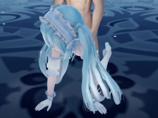 MMD Hatsune Miku (Gangbang)(With Sound)(Submitted by 人面桃花)