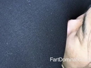 Face fart on bed
