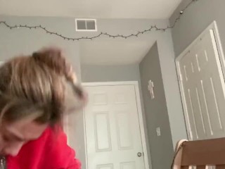 Latina sucking BBC