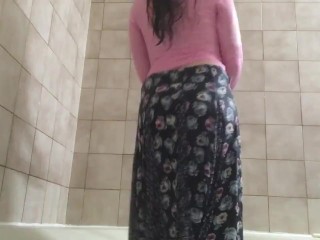 fully clothed shower wetlook