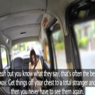 FakeTaxi Office romance revenge in London cab