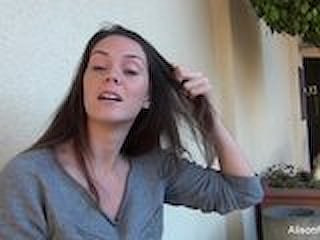 Behind the scenes with Alison Tyler and her breast implants