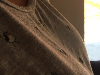 Female heartbeat grey top self steth
