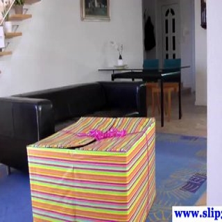 Petite teen pussylicking in trio before sex