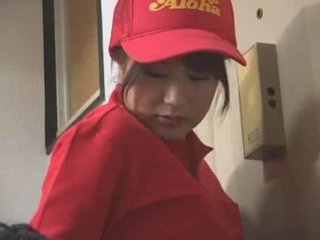 Shocked shy Delivery Girl groped by pervert