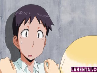 Hentai schoolgirl sucks and gets facialed