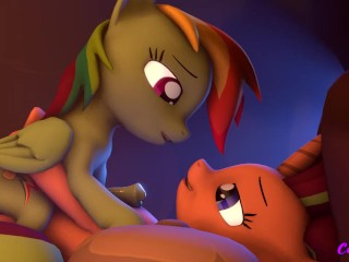 MLP 3D FUTA PONIES STARLIGHT GLIMMER X RAINBOW DASH – SFM SOURCE FILMMAKER