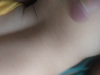 REAL fucking lil stepsister and cumming on her ass before dad walked in