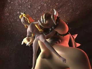 Princess Peach fucked by Bowser (Nintendo)