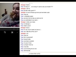 Omegle bitch shows her body her instagram: evelynn.london