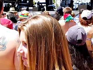 beautiful girl with perfect ass on the