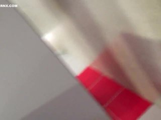 Teen lovers having quickie fuck in mall