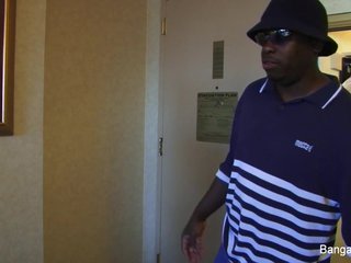 Super slutty teen fucks a black cock