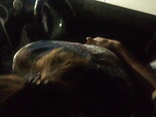 jap milf single mother giving head in parking lot!