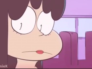Jackie and Janna get frisky on a bus By MelieConieK
