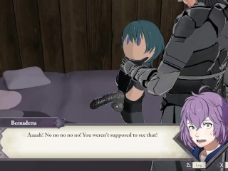 Fire Emblem-Three Houses: Bernadetta fucks Byleth