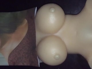 Fucking My Sex Toy With Mom’s Picture