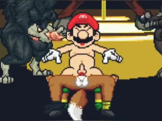 super lewd Bros: smash Fox mccloud vs Mario