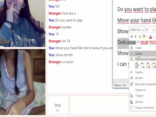 OMEGLE – girl on omegle humiliates me with her huge tits
