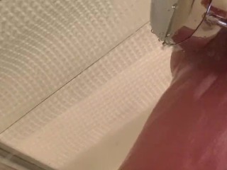 Teen and Shower Head
