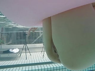 Japanese beautiful girl underwater