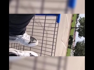 Teen gets fucked hard I’m walmart cart goes flying
