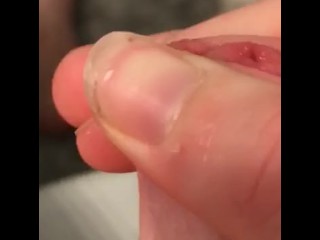 Small dick busts tiny nut